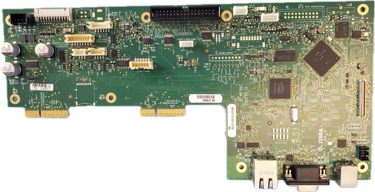 P1095284-01 -  - P1095284-01, Standard Main Logic Board ZT411 ZT421. (Standard printer models have control panels with USB ports)